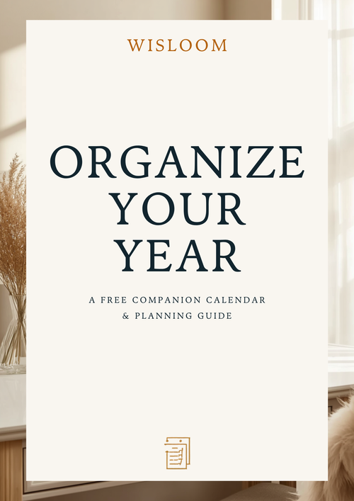 Wisloom Yearly Organizer